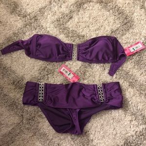 NWT! Super cute electric purple Xhilaration bikini